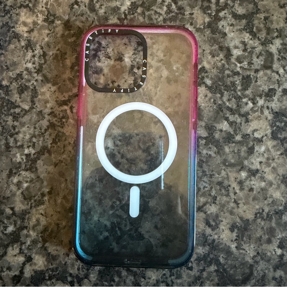 Casetify Dual-Tone Phone Case - Pink and Blue